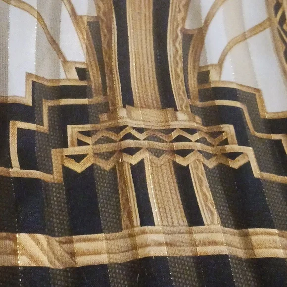 Vintage Liz Claiborne Art Deco Scarf - Picture 5 of 9